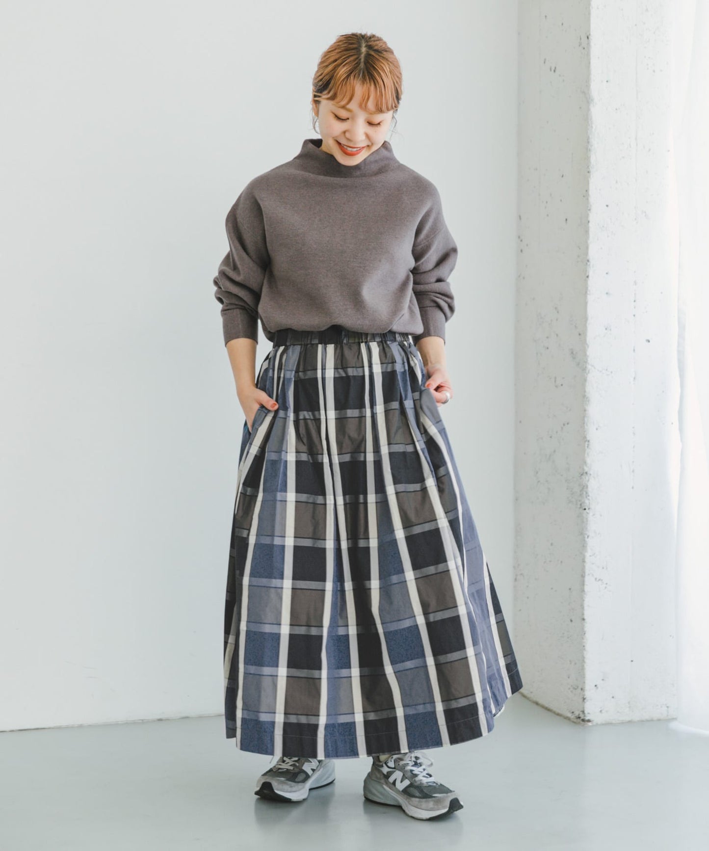 🇯🇵 URBAN RESEARCH《大格紋半身裙》
