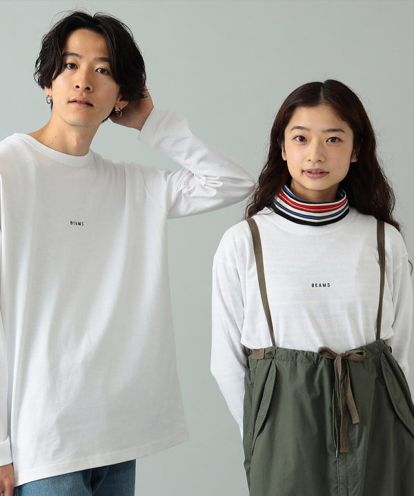 🇯🇵BEAMS《mini logo crew neck T-shirt》