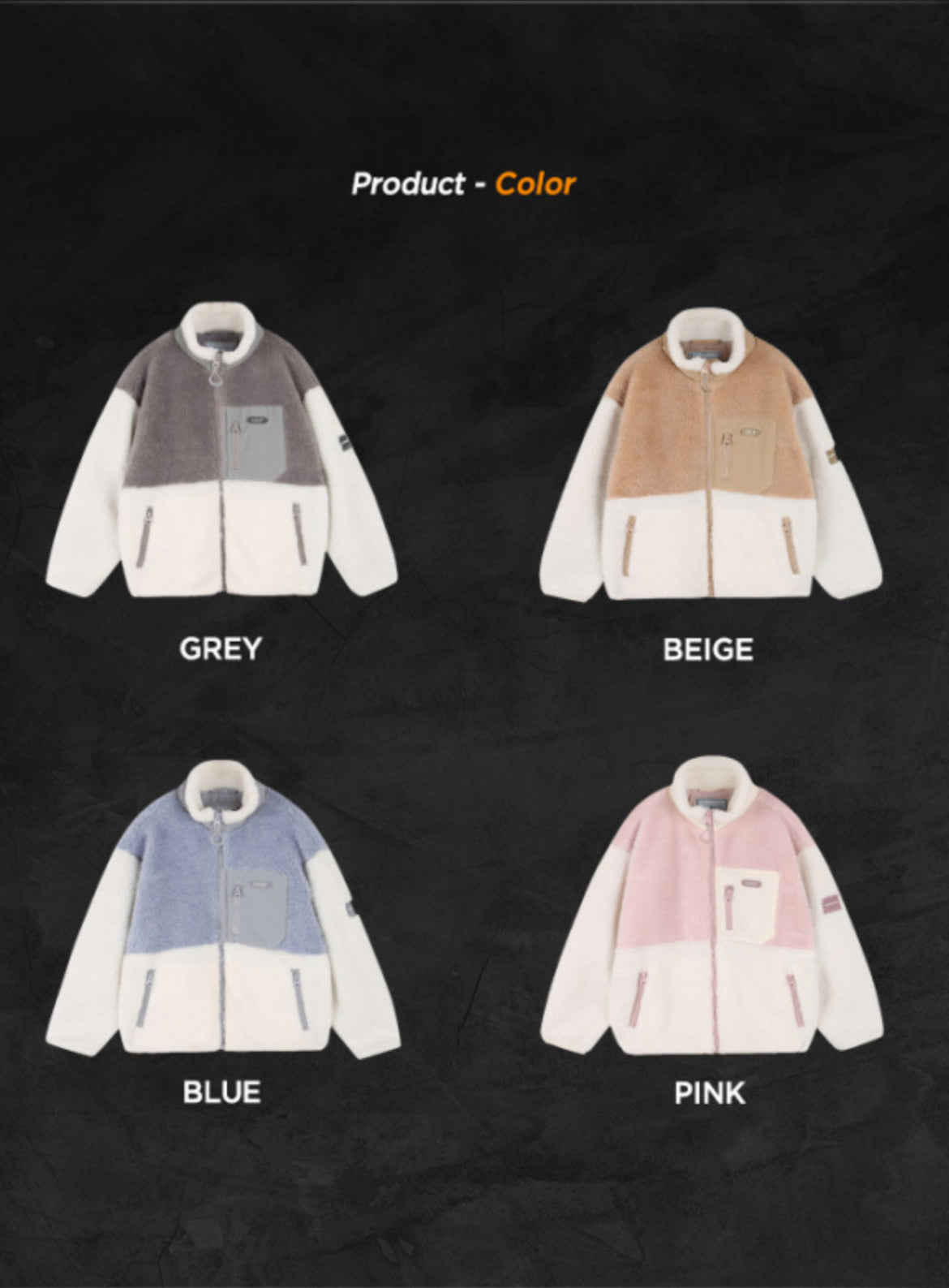 🇰🇷 WHO.A.U《Uni Dumble Zip Up》