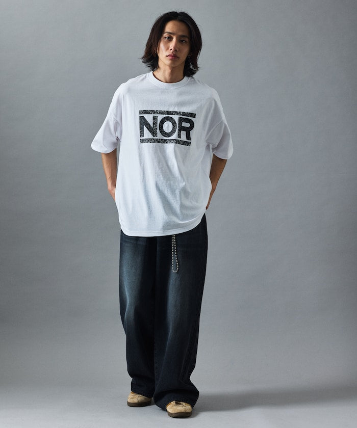 . 🇯🇵 NOR x FREAK'S STORE 裂紋印花 Tee