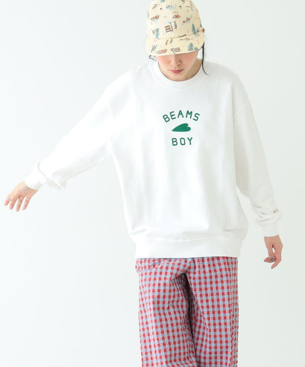 BE🅰️MS BOY / HEART LOGO SWEATER