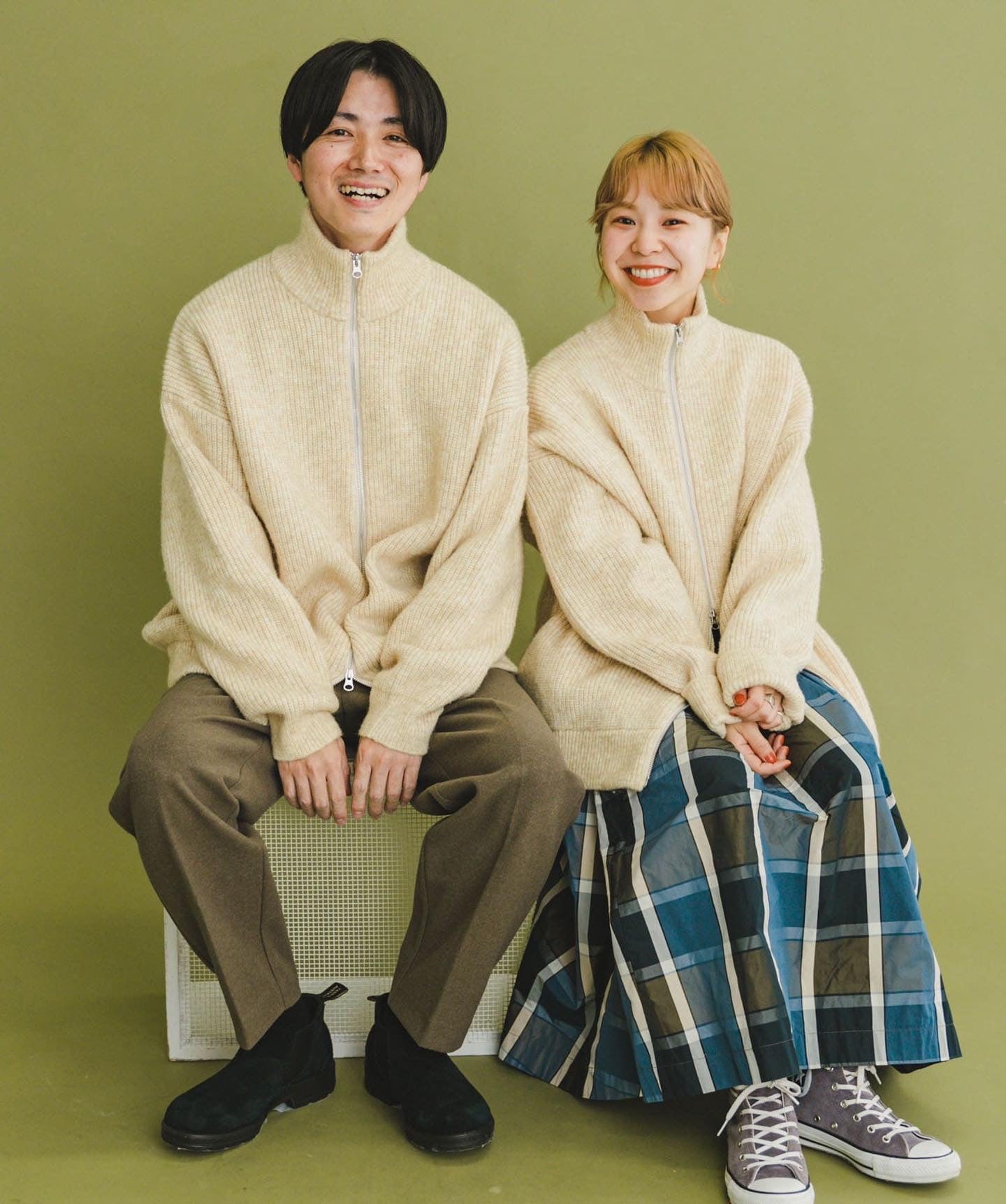 🇯🇵 URBAN RESEARCH《大格紋半身裙》