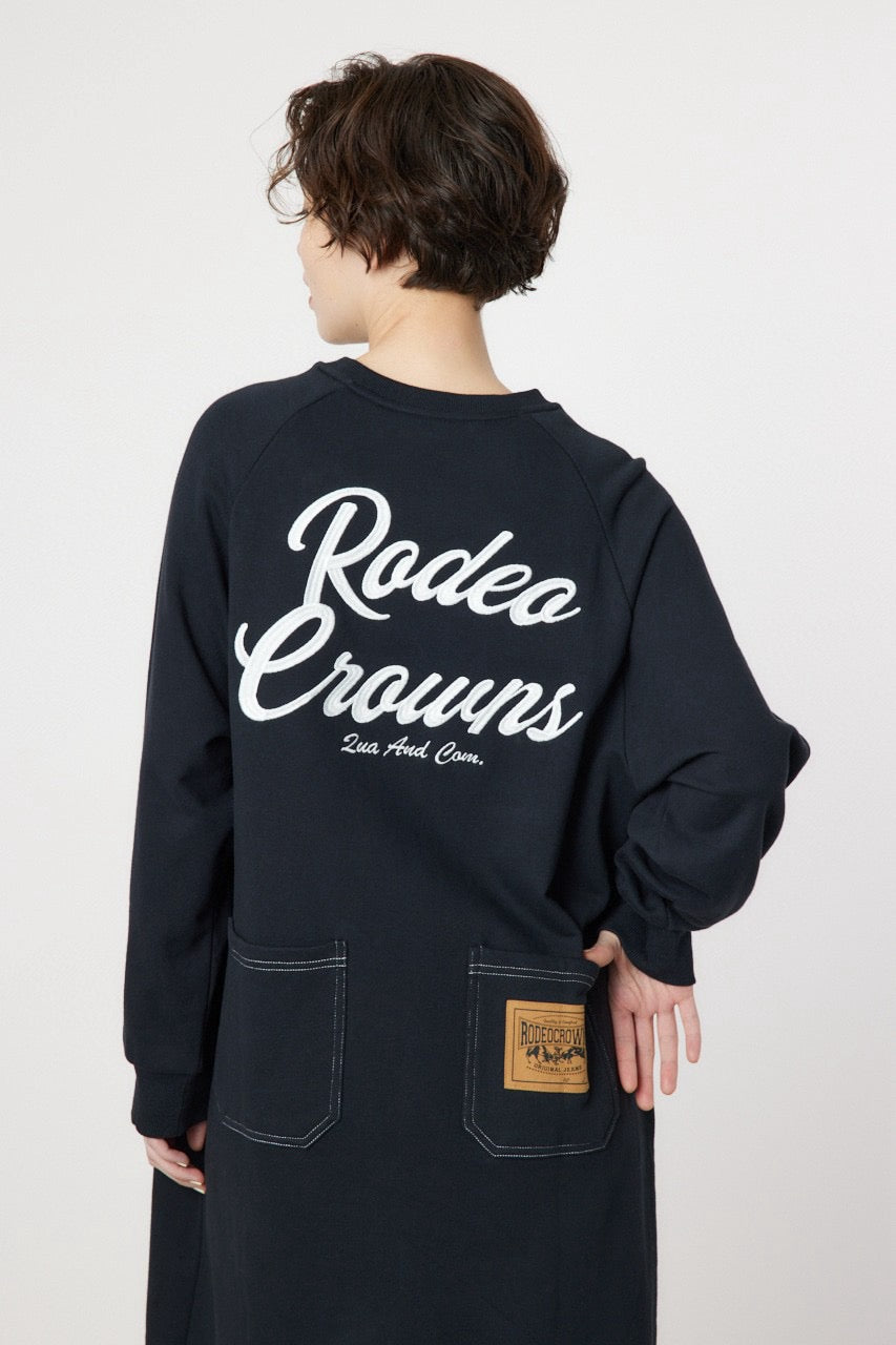 . 🇯🇵 RODEO ©ROWNS 拼色車線背刺繍連身裙
