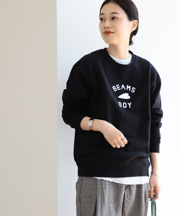 BE🅰️MS BOY / HEART LOGO SWEATER