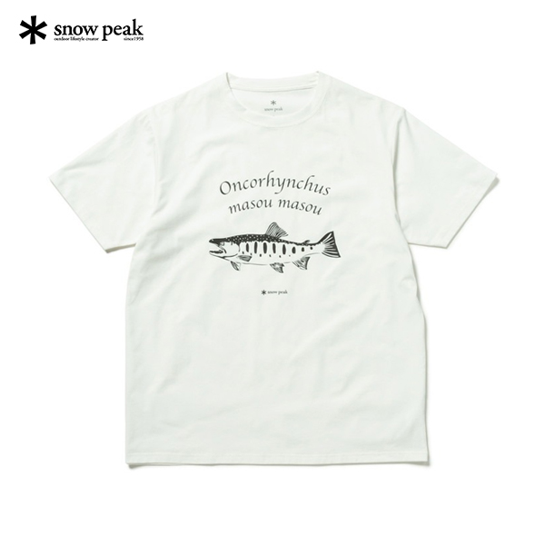 .別注 🇯🇵 Toned Trout Yamame T-Shirt x snow peak ❄️