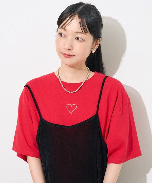 🇯🇵 FREAK'S STORE ❤︎ 心型前後刺繍Tシャツ