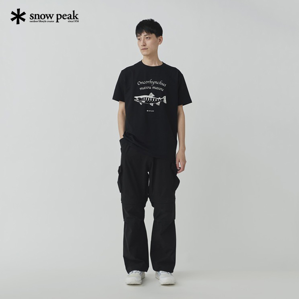 .別注 🇯🇵 Toned Trout Yamame T-Shirt x snow peak ❄️