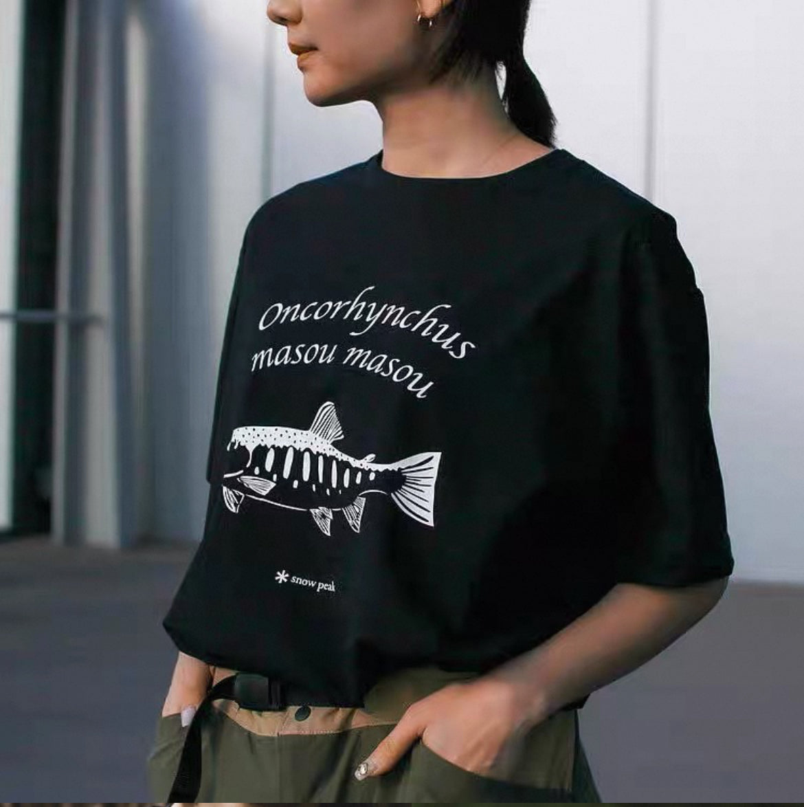 .別注 🇯🇵 Toned Trout Yamame T-Shirt x snow peak ❄️