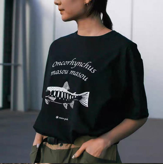 .別注 🇯🇵 Toned Trout Yamame T-Shirt x snow peak ❄️