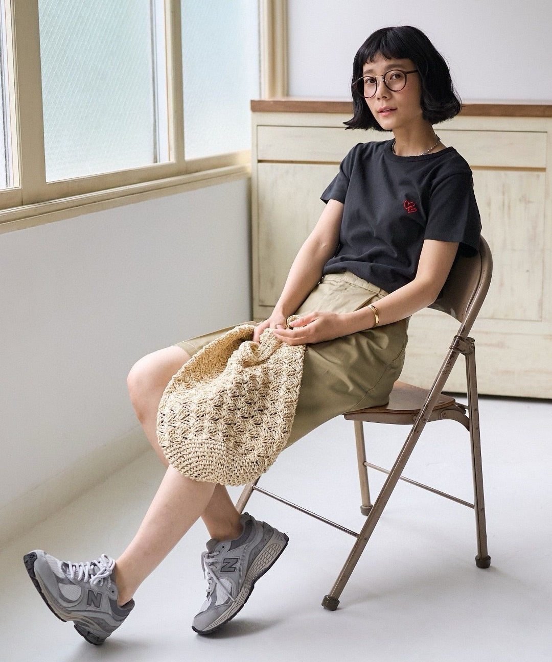 🇯🇵 FREAK'S STORE / 心心刺繍 Tシャツ