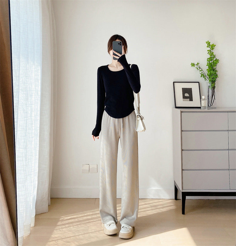 韓系🇰🇷長腿系列 • 夏天款^RELAX WIDE TACK PANTS