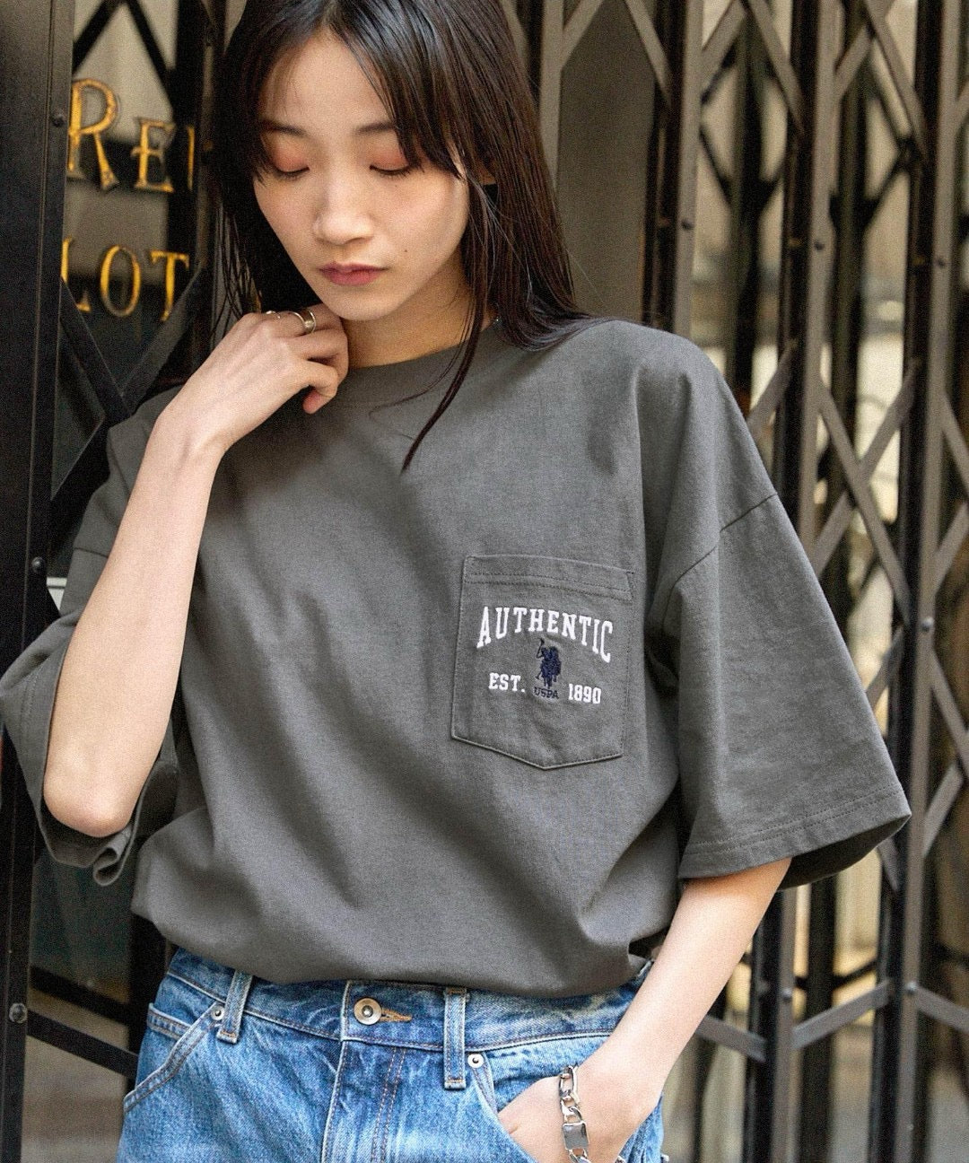 .8️⃣色入🇯🇵 US POLO ASSN. 《刺繍 Pocket t-shirt》