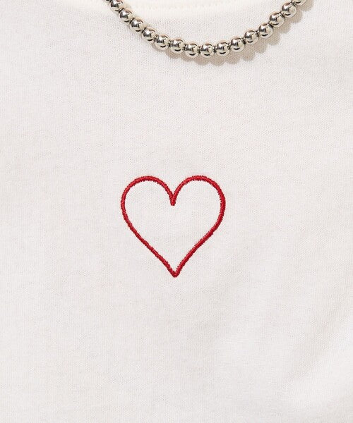 🇯🇵 FREAK'S STORE ❤︎ 心型前後刺繍Tシャツ