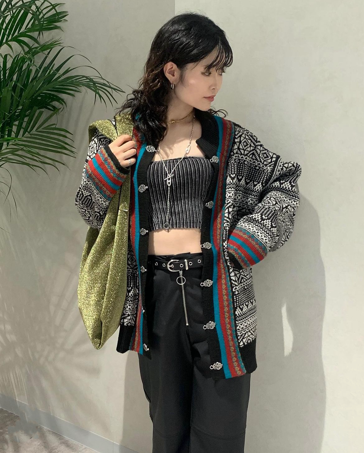 🇯🇵JS ❤︎ 金屬鉤開襟衫
