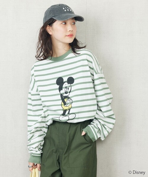 🇯🇵FREAK'S STORE《mickey's stripe long sleeve 》