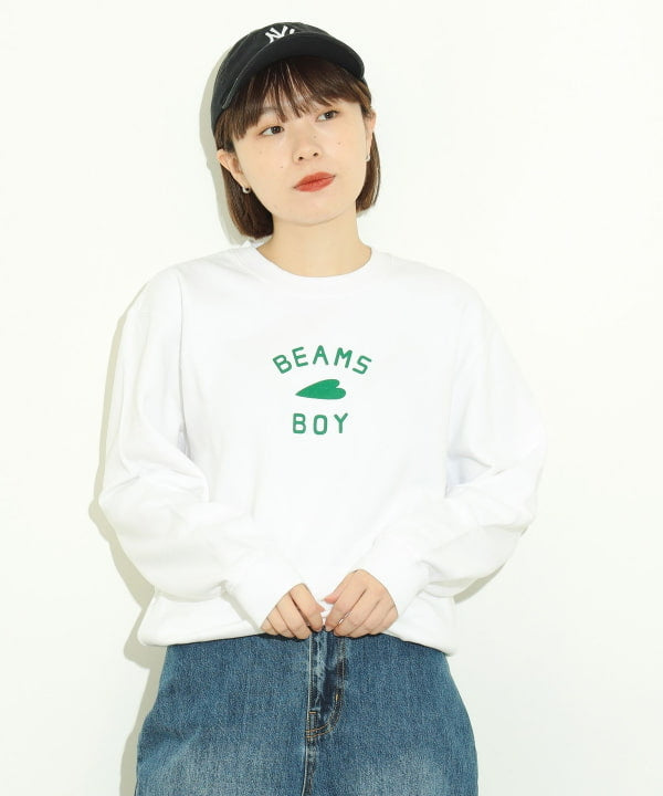 BE🅰️MS BOY / HEART LOGO SWEATER