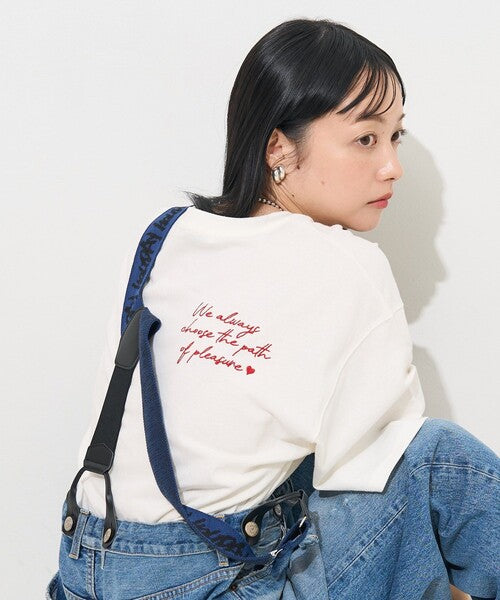 🇯🇵 FREAK'S STORE ❤︎ 心型前後刺繍Tシャツ