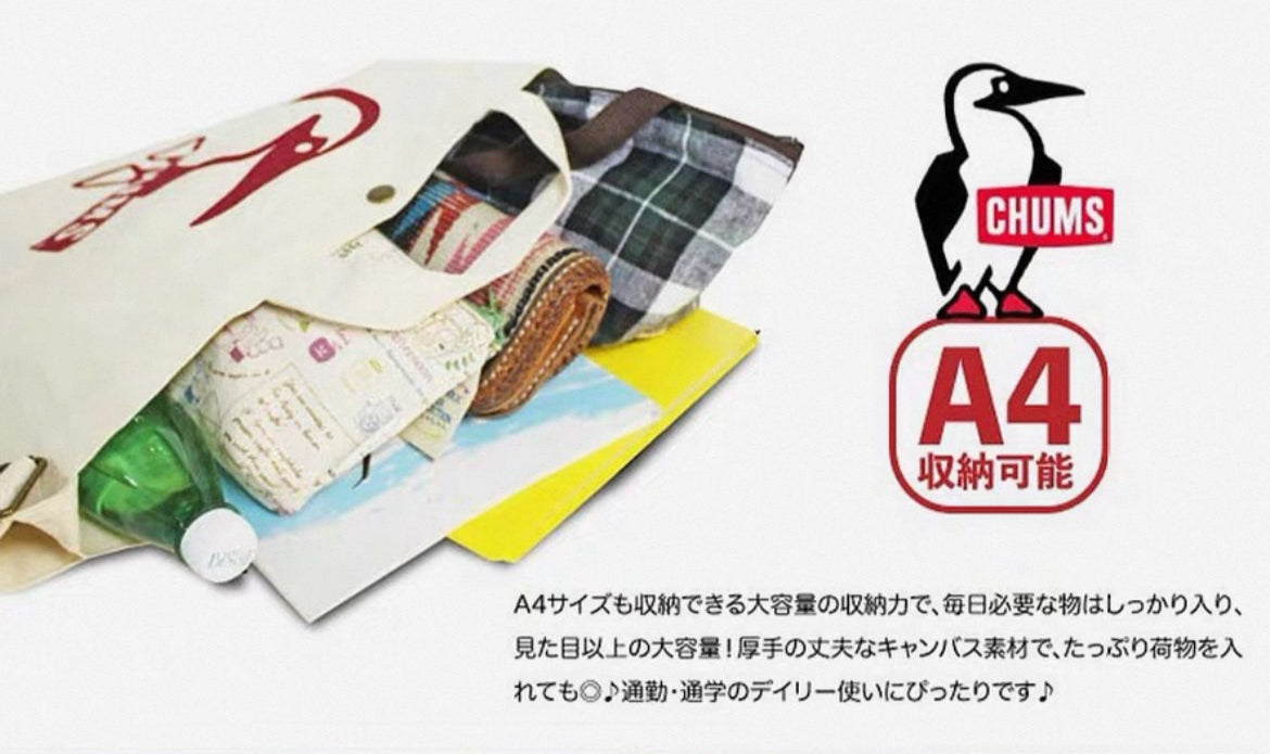 🇯🇵CHUMS 《body canvas shoulder bag》
