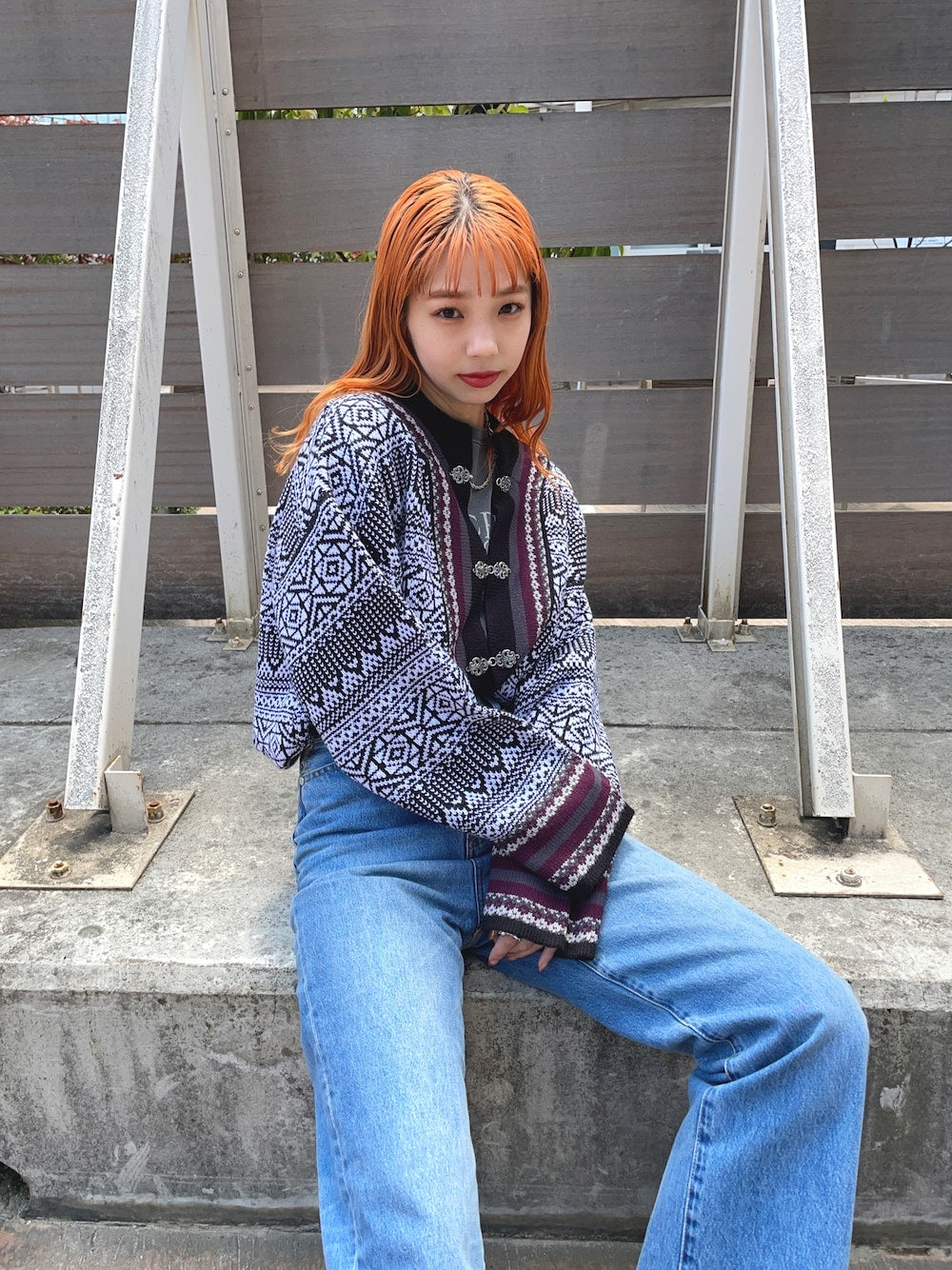 🇯🇵JS ❤︎ 金屬鉤開襟衫