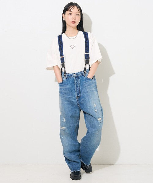 🇯🇵 FREAK'S STORE ❤︎ 心型前後刺繍Tシャツ