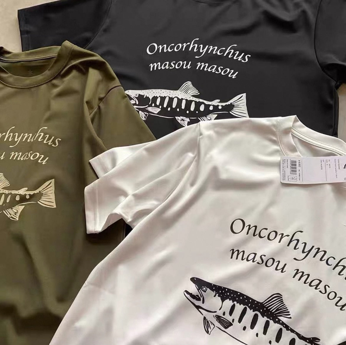 .別注 🇯🇵 Toned Trout Yamame T-Shirt x snow peak ❄️