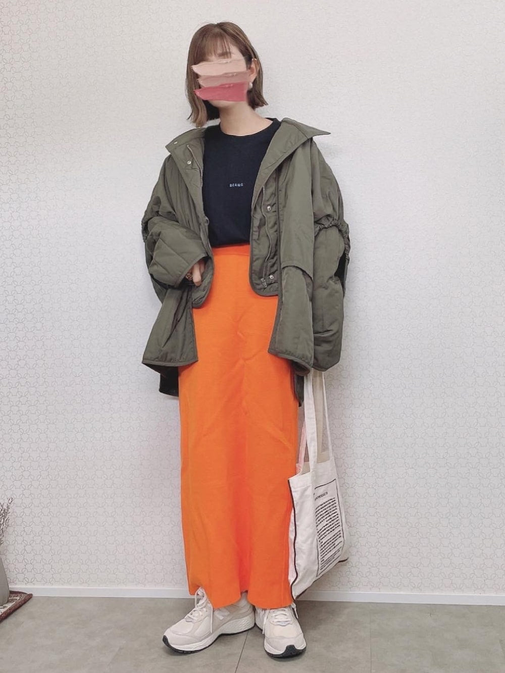 🇯🇵BEAMS《mini logo crew neck T-shirt》