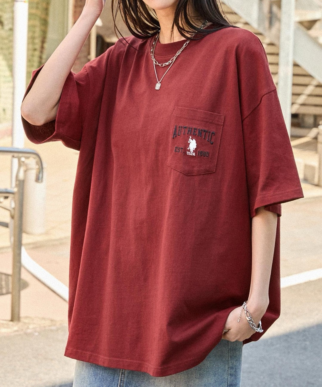 .8️⃣色入🇯🇵 US POLO ASSN. 《刺繍 Pocket t-shirt》
