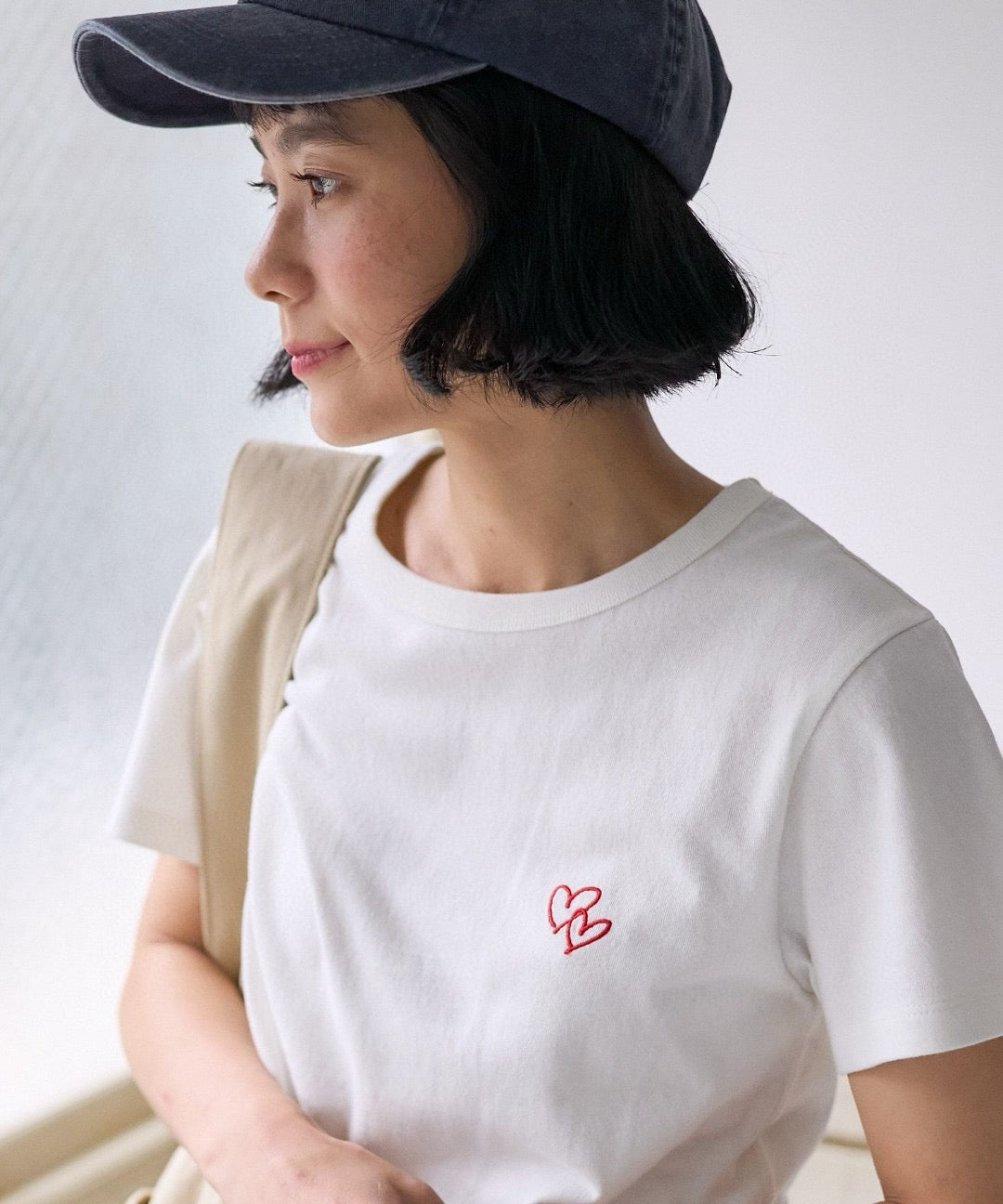 🇯🇵 FREAK'S STORE / 心心刺繍 Tシャツ