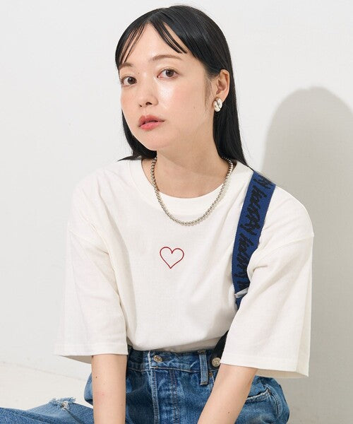 🇯🇵 FREAK'S STORE ❤︎ 心型前後刺繍Tシャツ