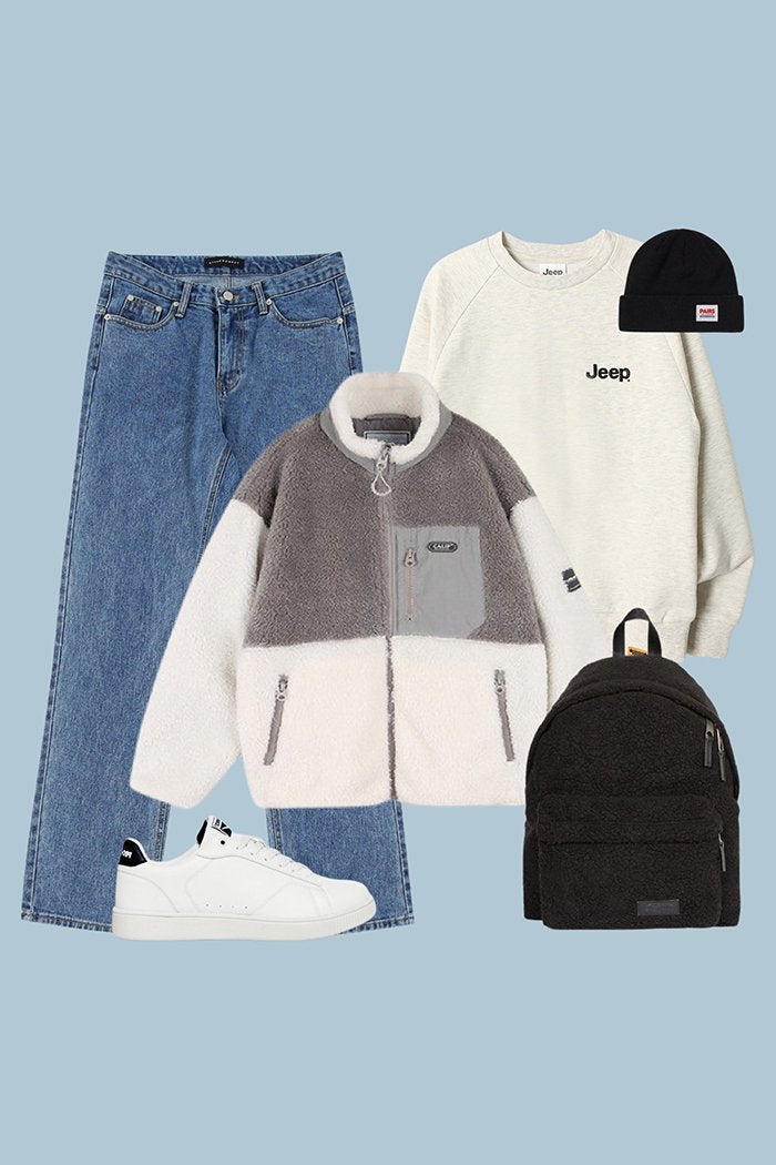 🇰🇷 WHO.A.U《Uni Dumble Zip Up》