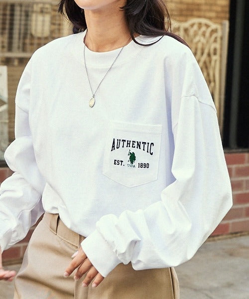 🇯🇵 US POLO ASSN. 《Pocket Swt》