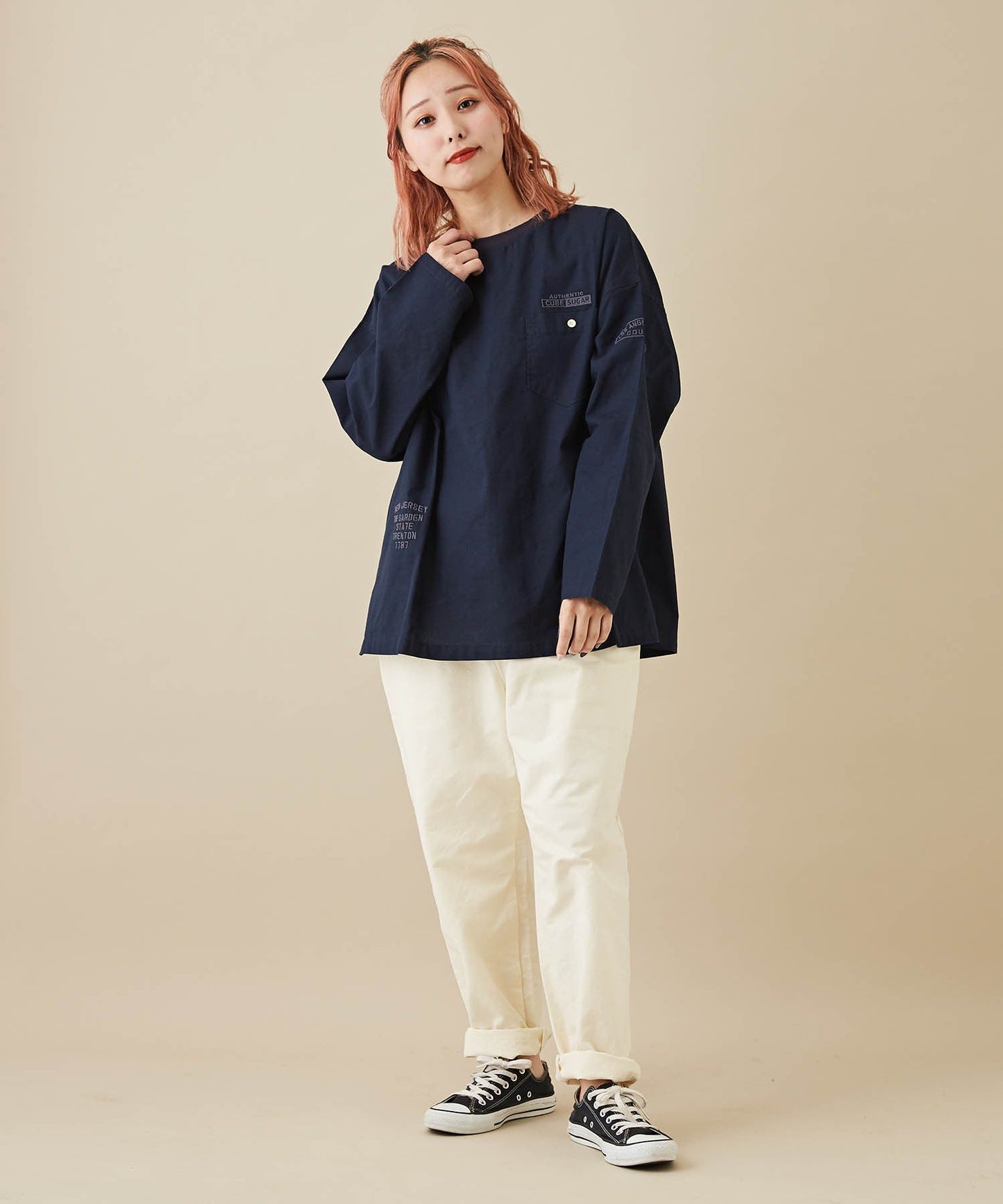 🇯🇵CUBE SUGAR《斜紋布褲》
