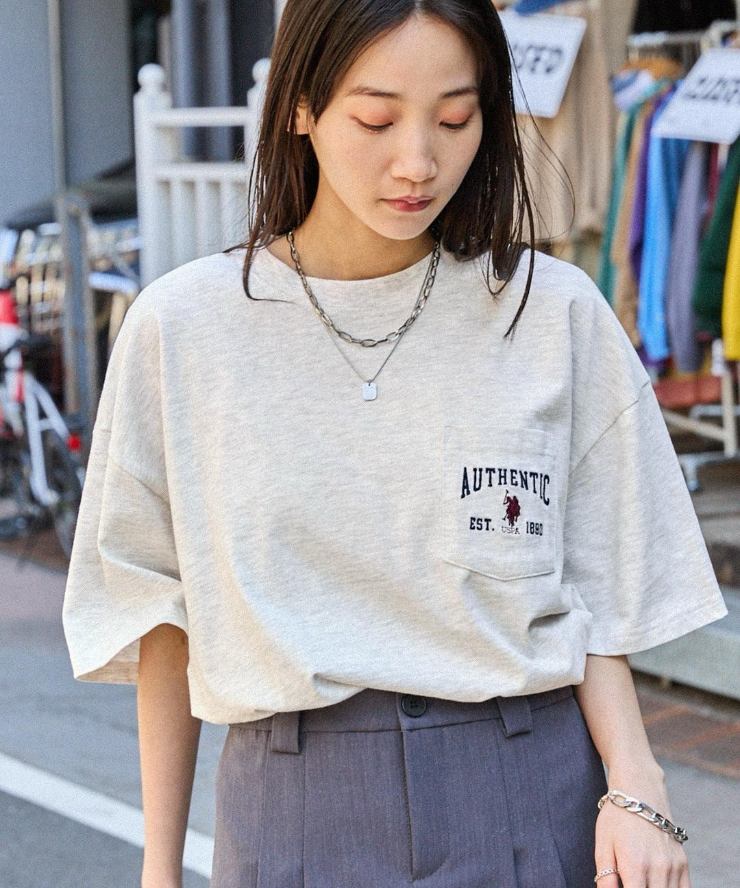 .8️⃣色入🇯🇵 US POLO ASSN. 《刺繍 Pocket t-shirt》