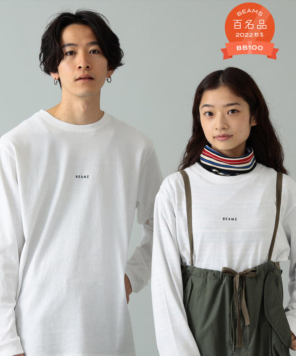 🇯🇵BEAMS《mini logo crew neck T-shirt》
