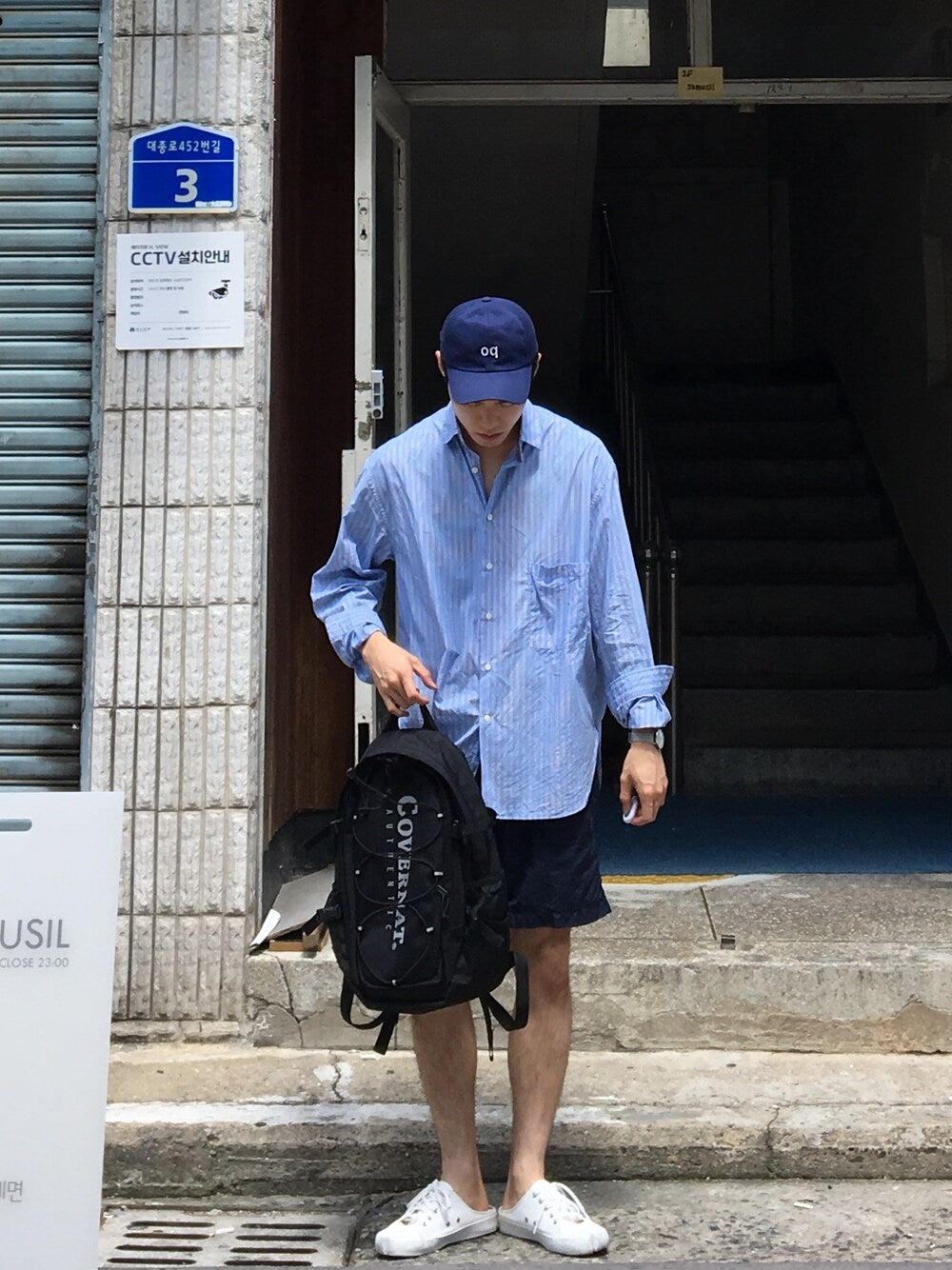 . 🇰🇷 COVERNAT AUTHENTIC LOGO BACKPACK🎒27/33L