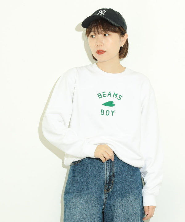BE🅰️MS BOY / HEART LOGO SWEATER