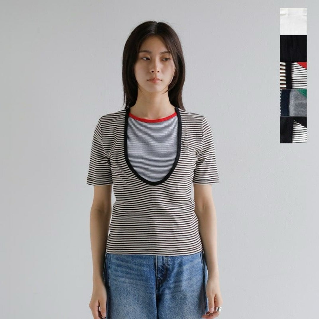 🇯🇵Cotton 2-Way Short Sleeve T-Shirt