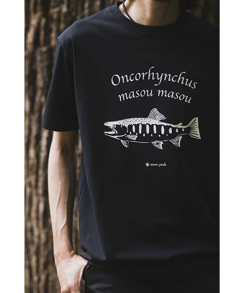 .別注 🇯🇵 Toned Trout Yamame T-Shirt x snow peak ❄️