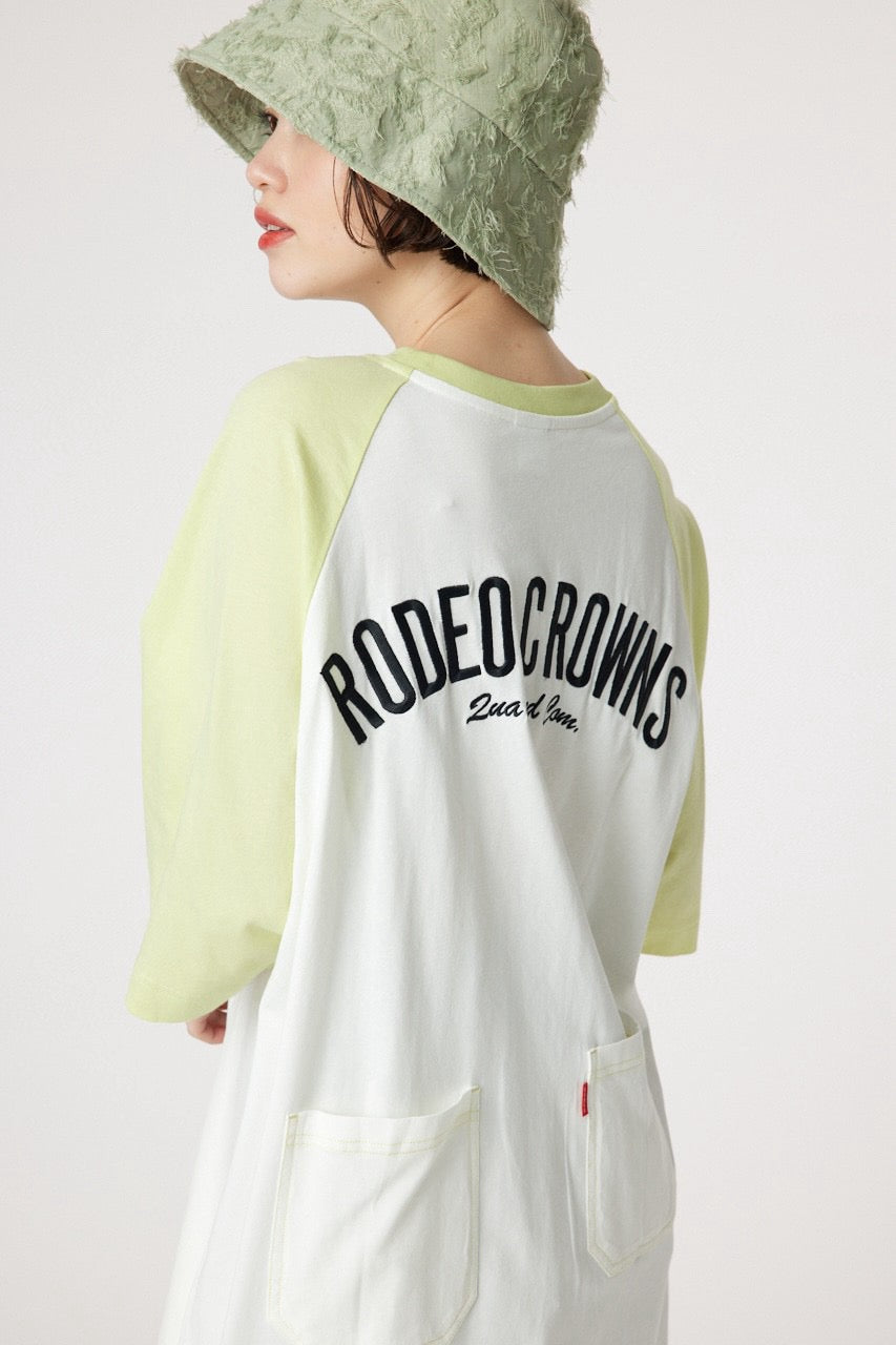 🇯🇵 RODEO CROWNS ♡ 拼接連身裙