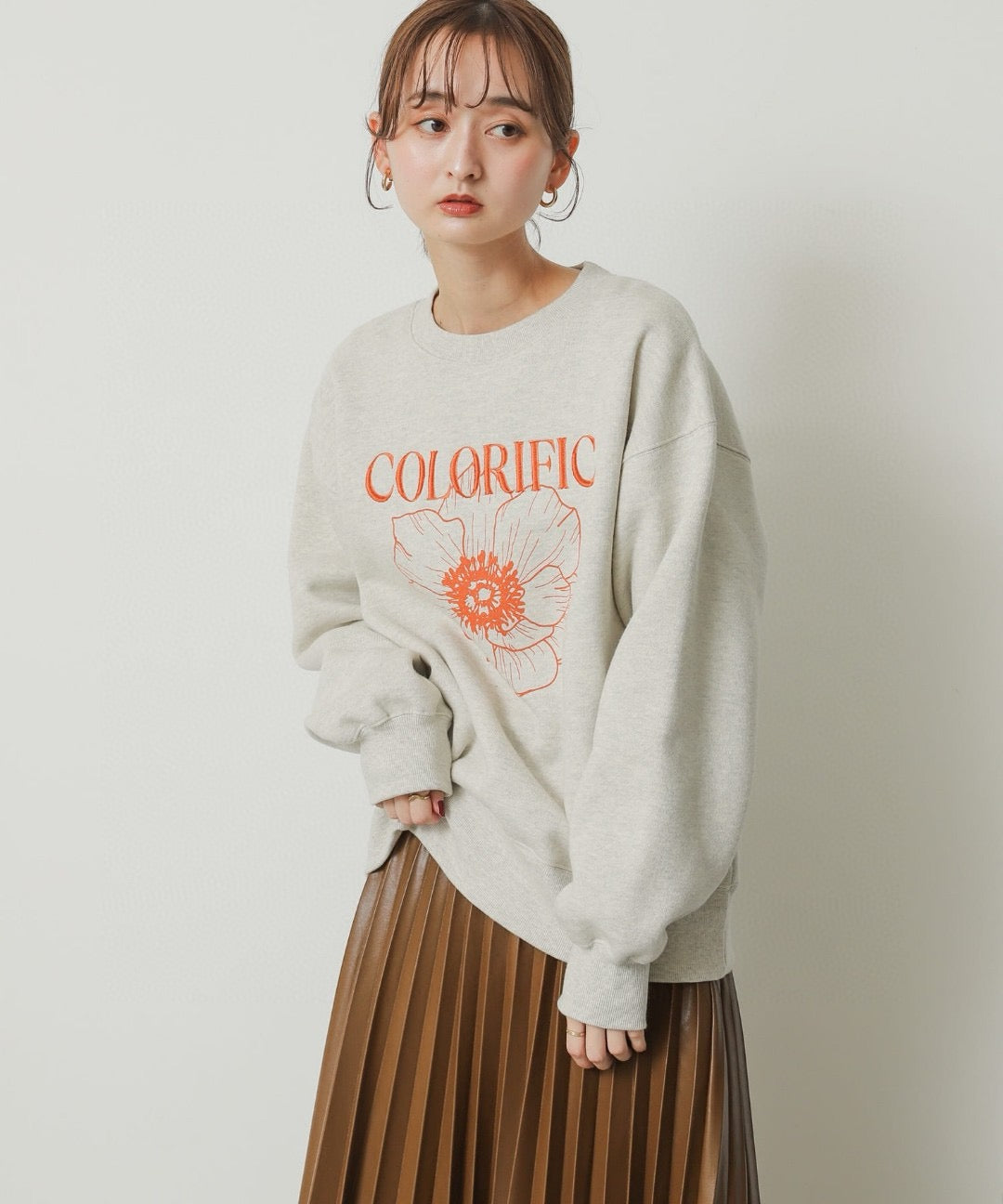 🇯🇵 URBAN RESEARCH《花花刺繍衛衣》