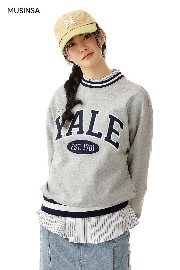 .🇰🇷 YALE | TONE ARCH 刺繍 SWEATER