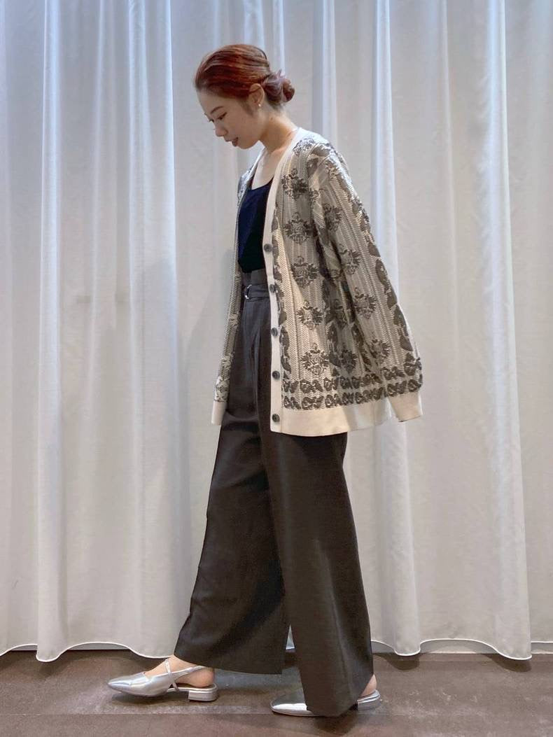 🇯🇵JEANASiS【W waist belt tuck wide pants 】