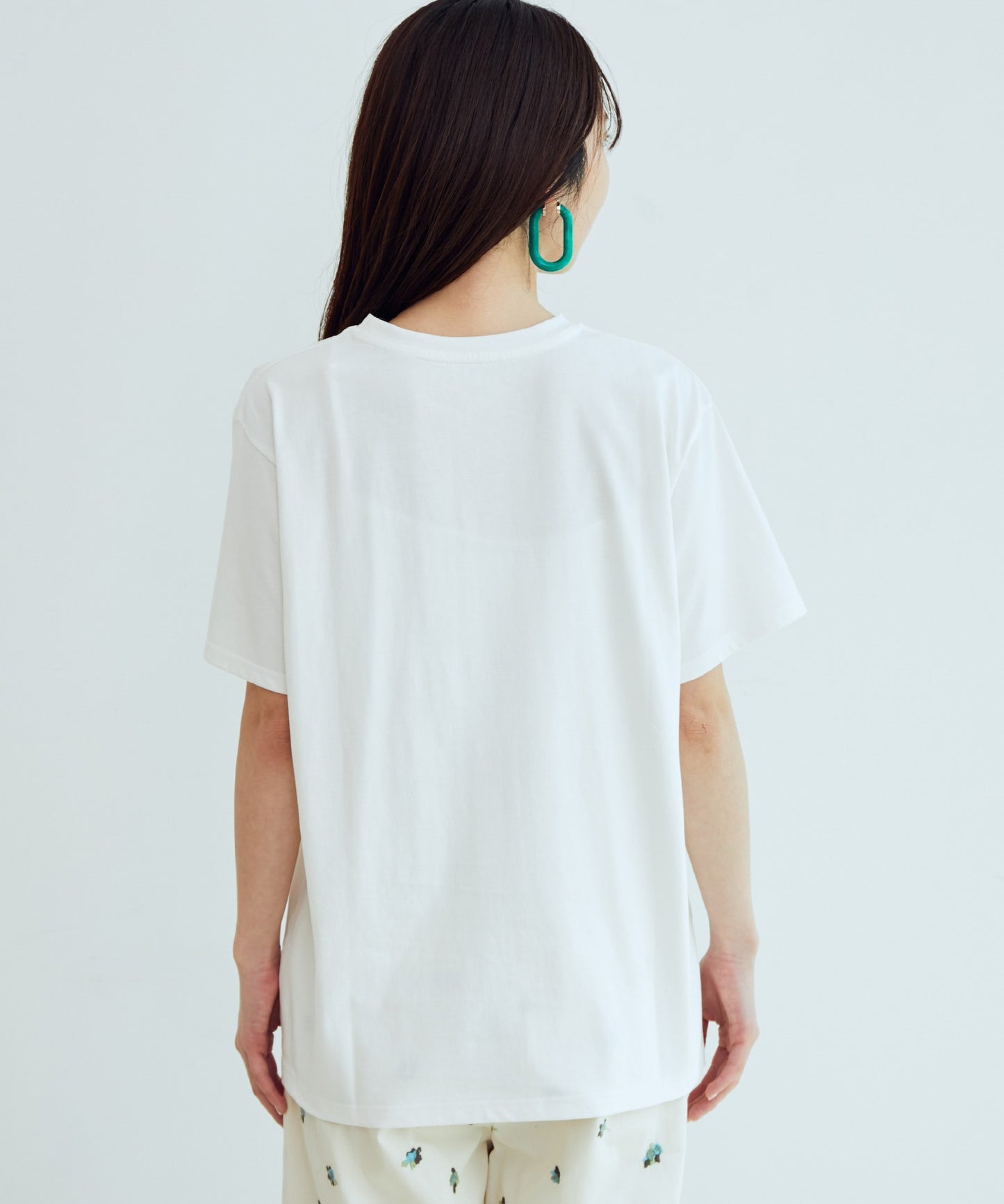 VIS / 有機棉混紡印花 TEE