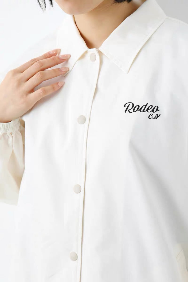 🇯🇵 RODEO CROWNS ♡ LOGO big shirt jacket