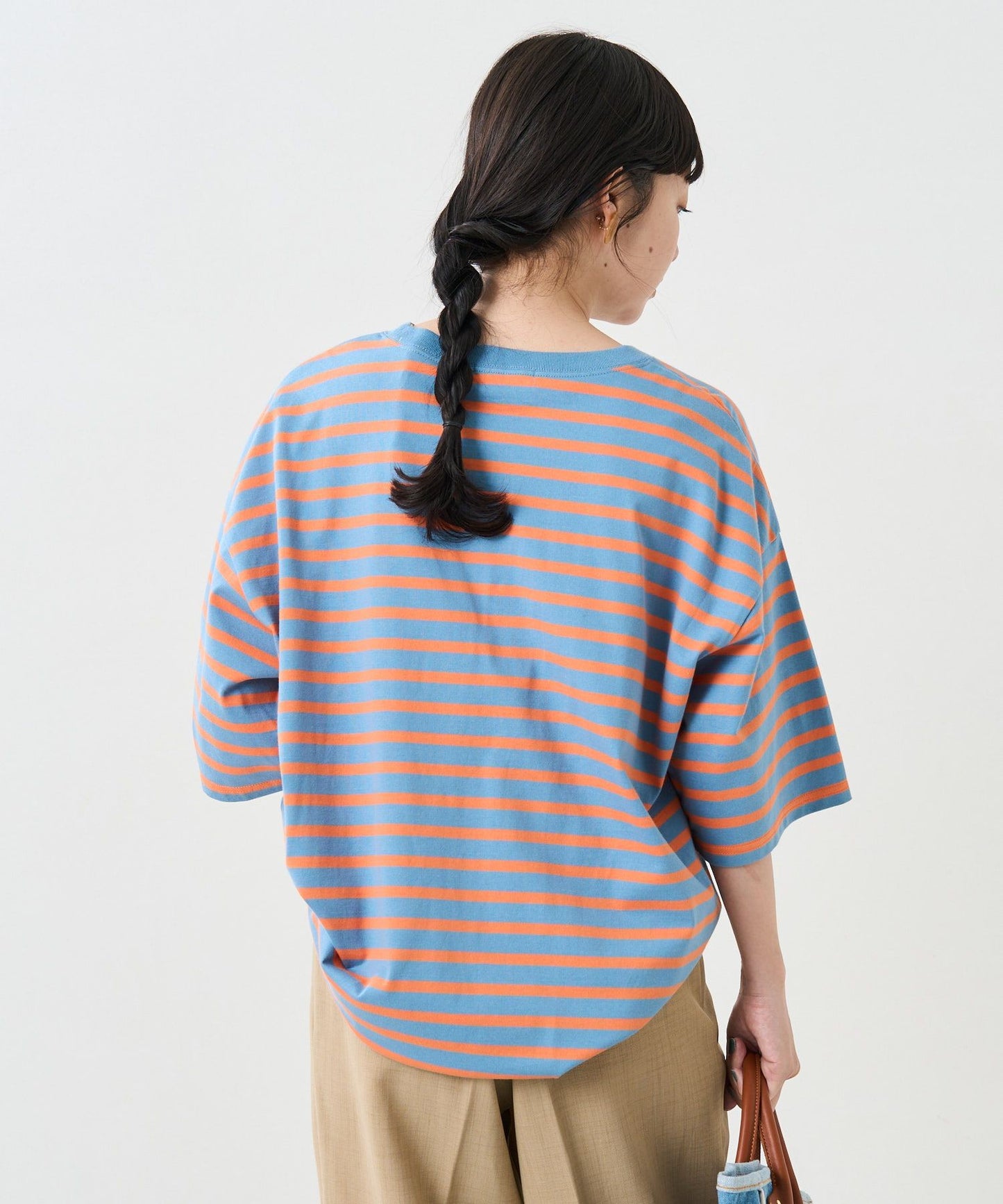 🇯🇵 FREAK'S STORE / Border BIG short-sleeved T-shirt
