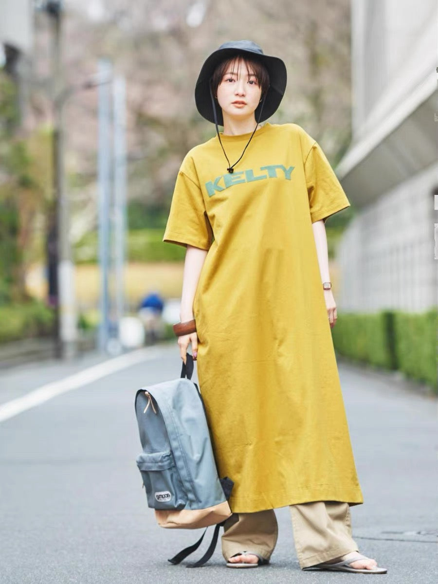 ⑤色入 🇯🇵 KELTY【別注】鈕扣連身裙