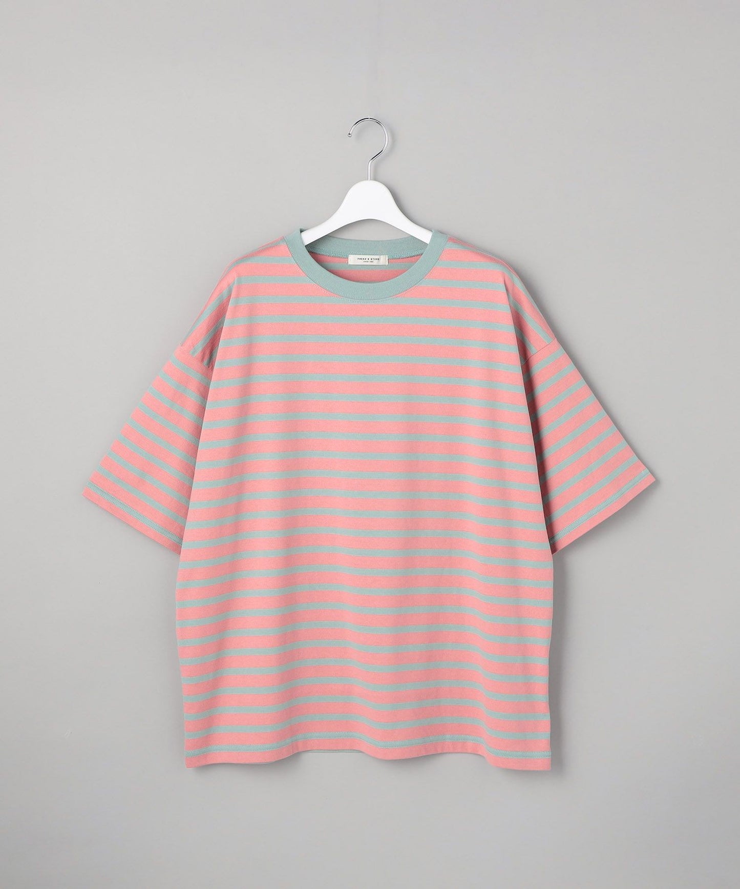 🇯🇵 FREAK'S STORE / Border BIG short-sleeved T-shirt