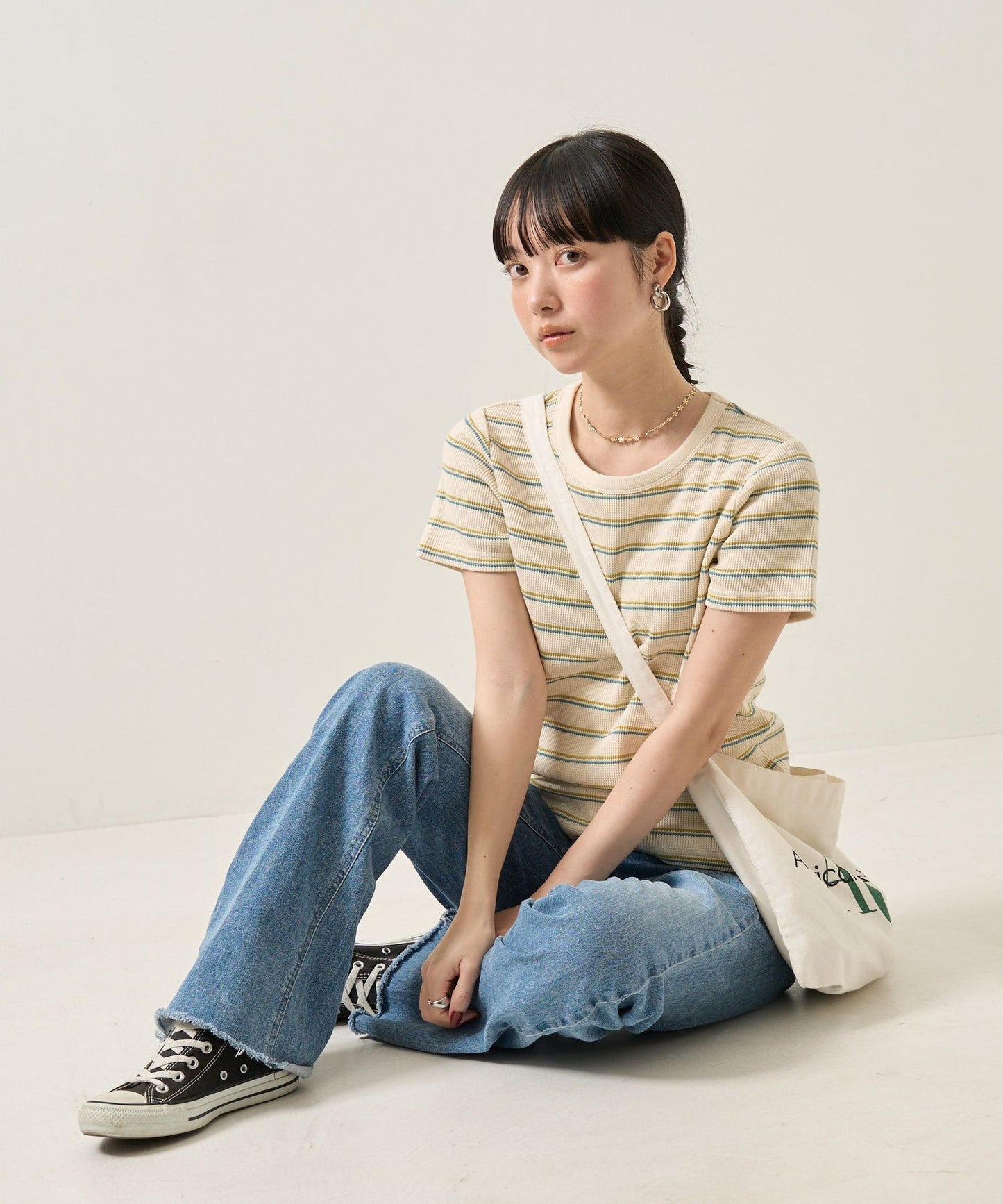 🇯🇵 FREAK'S STORE / Waffle mini T-shirt