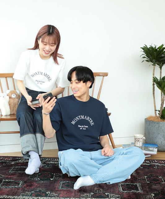 🇯🇵 BEAMS HEART ❤︎ cardboard print T-shirt