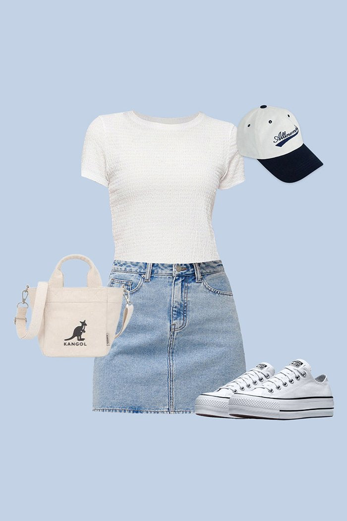 🇰🇷 Kangol🦘Petite Canvas Mini Tote Bag
